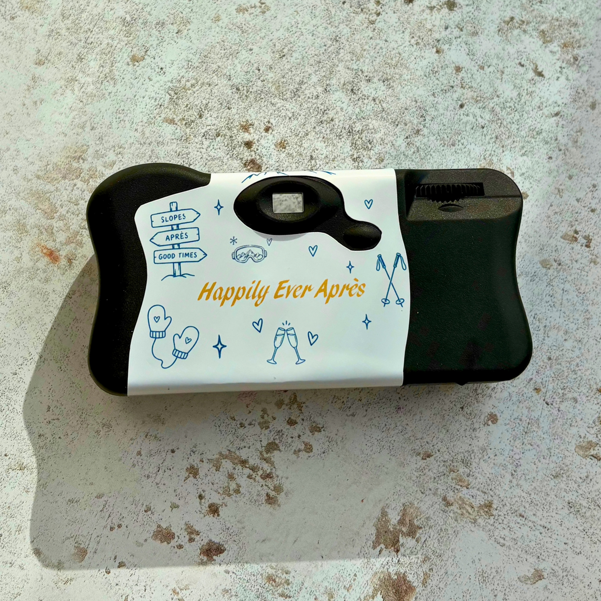 Happily Ever Apres personalised wedding camera photo 6