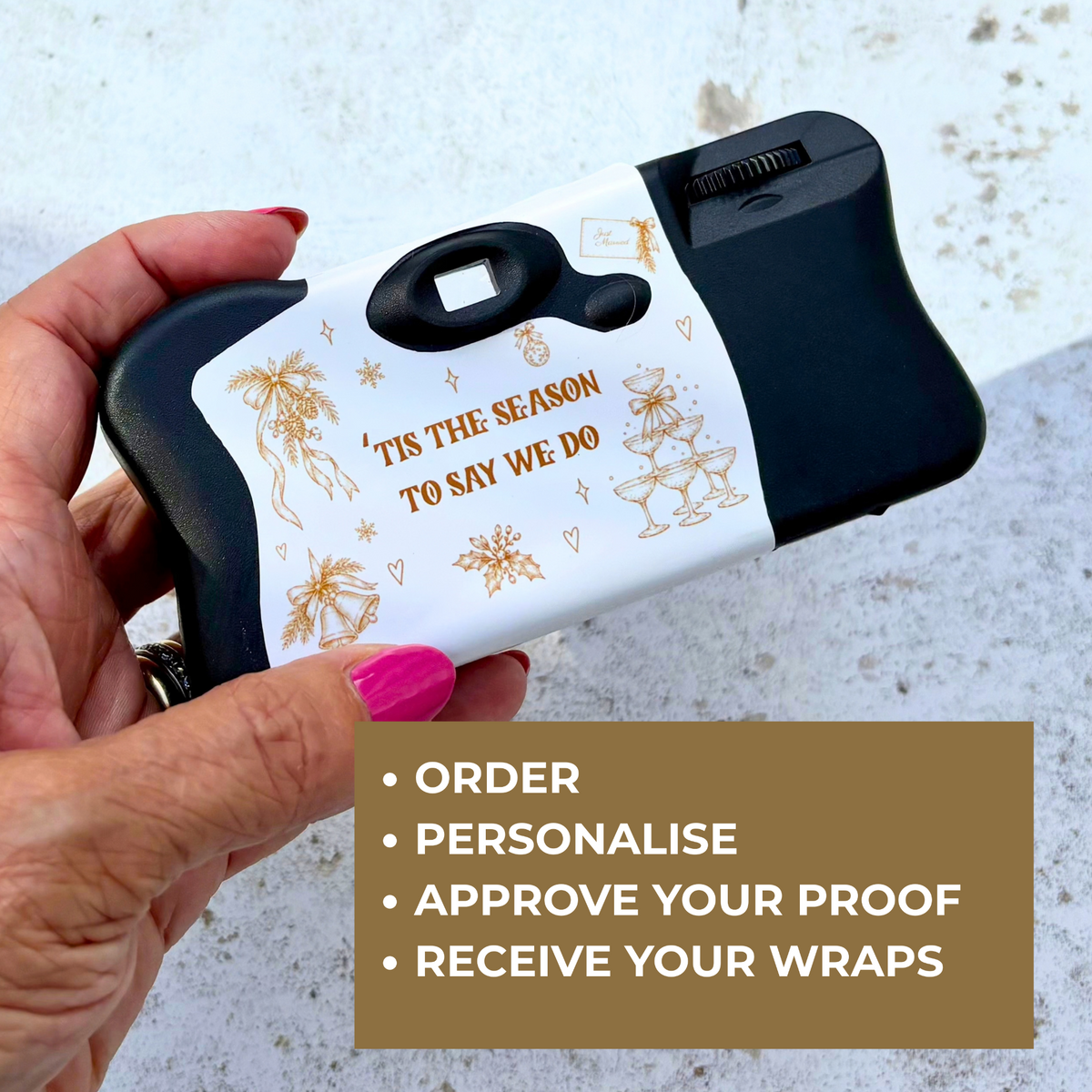 Christmas engagement camera wrap product image 8