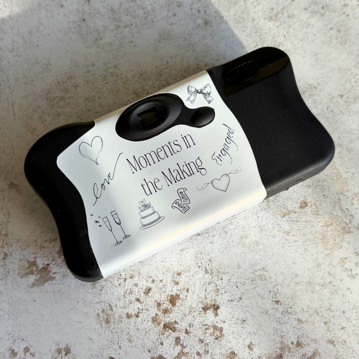 Personalised engagement party disposable camera product image 7