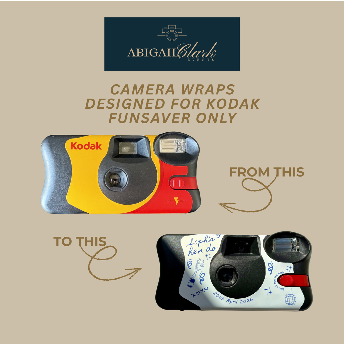 Guide comparing Kodak FunSaver flash controls for choosing the correct camera wrap