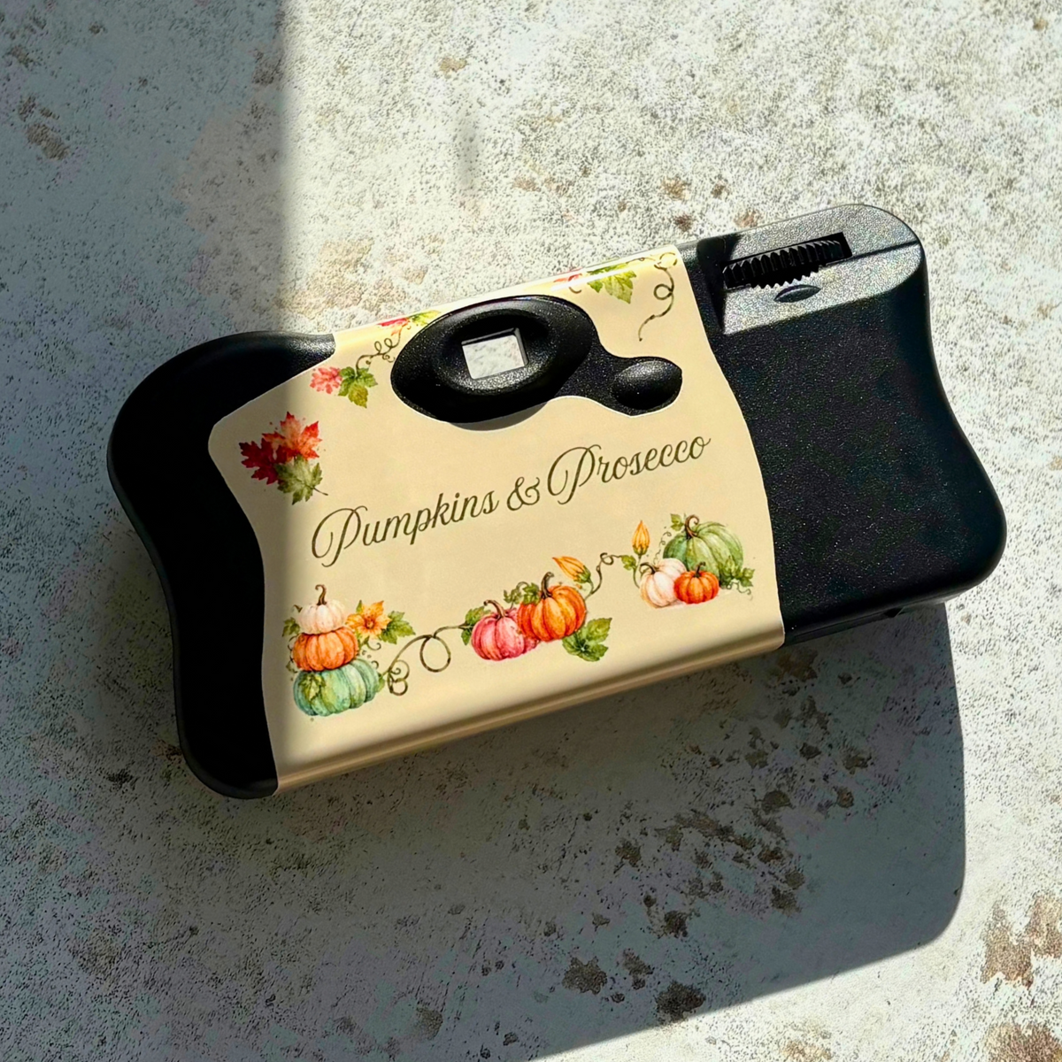 Personalised camera wrap ordering information