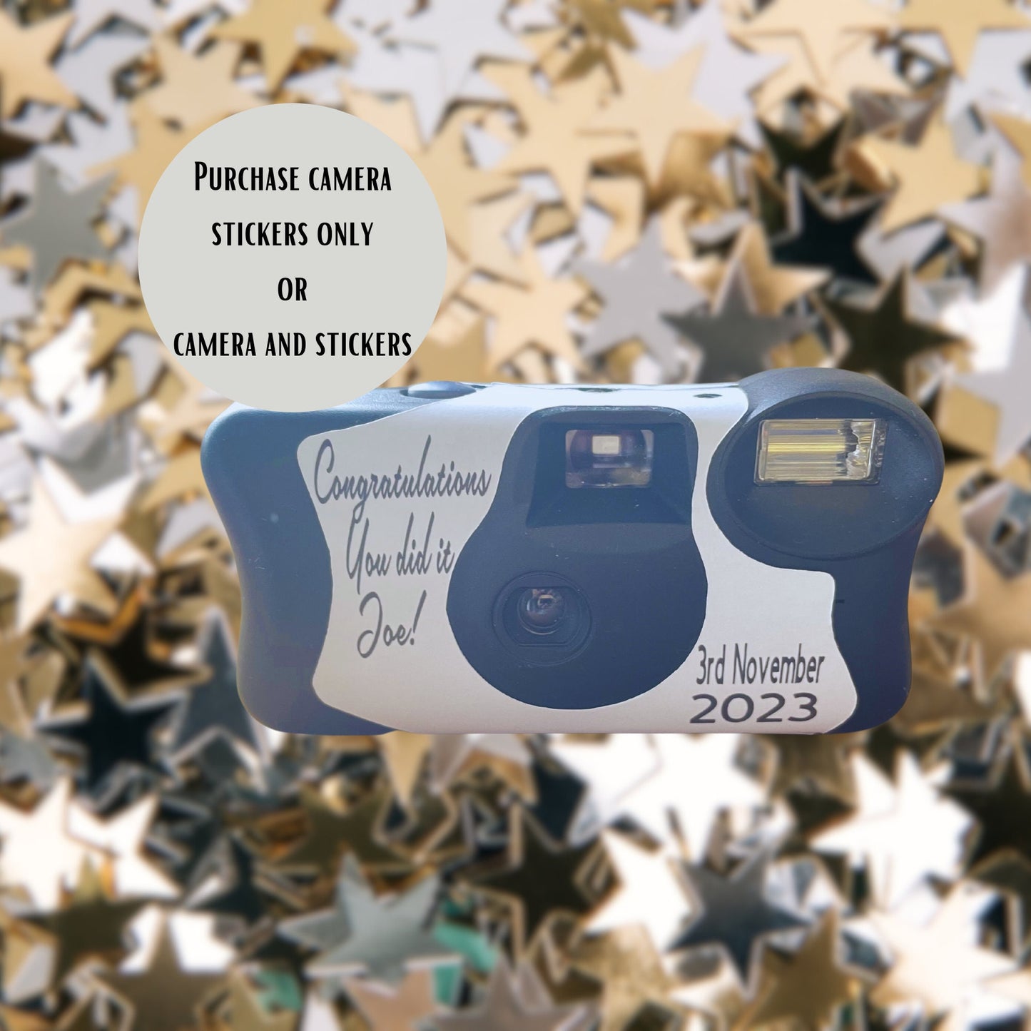 Graduation Disposable Camera Stickers
